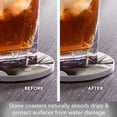 thumbnail image 7 of Thirstystone Elk 4-Pack Round Absorbent Stone Coasters, 7 of 7