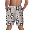 thumbnail image 4 of Uemuo Cartoon Bear Brown Pattern Mens Swim Trunks Quick Dry Board Shorts with Mesh Lining, Stretch Beach Shorts Quick Dry No-Chafing Board Shorts-Large, 4 of 9