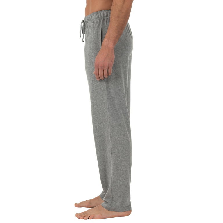 Fruit of the Loom Men's and Big Men's Jersey Knit Pajama Pants, Sizes S-6XL  