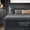 Black & Gray, variant on Timber Vibe Studio 12 inch King Size Memory Foam Mattress, Medium Firm Support for Pressure Relief, CertiPUR-US Certified & Fiberglass Free, Black