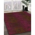 thumbnail image 2 of Ahgly Company Indoor Rectangle Patterned Saffron Red Area Rugs, 5' x 7', 2 of 6