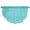 Turquoise Blue, variant on Sheer Voile Valance Curtain for Windows Size 54 in X 24 in Scalloped with Ribbon for Kitchens, Living Room, Dining Room, Bathroom, Bay Windows, Basement, Laundry Room (Lilac)