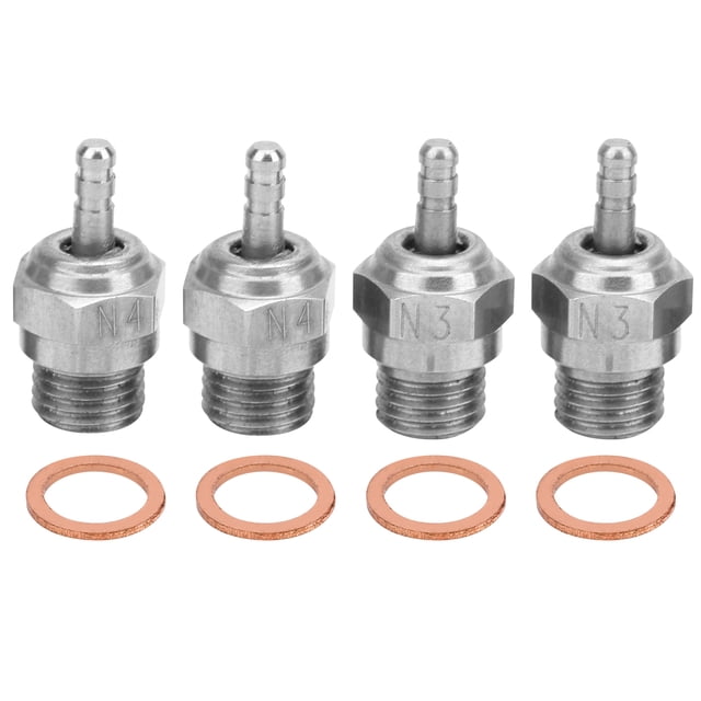Bujía de alto rendimiento N3 N4 Fire Head - Ideal para motor de metanol Redcat HSP - Accesorio de coche RC
