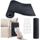 thumbnail image 1 of Protector de muebles para sofá de rascar para gatos, almohadilla adhesiva contra arañazos para muebles, rascador de escalada para gatos de interior (gris oscuro, 39.3 x 15.7 pulgadas), 1 of 8