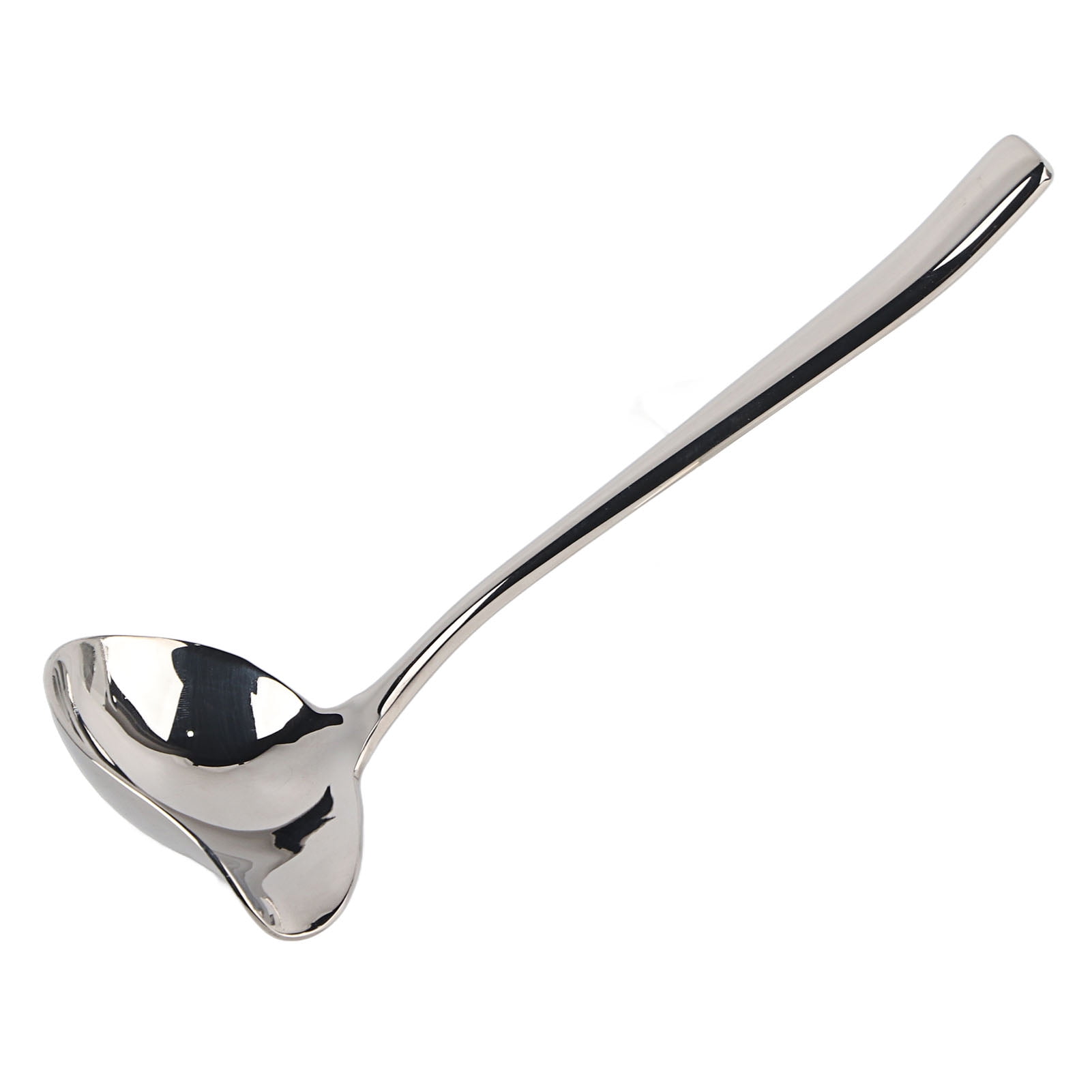 TIFENNY Elegant Swan Long Handled Spoon Soup Porridge Scoop Tableware Dinnerware Flatware Cooking Kitchen Tool Accessories Black 
