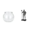 thumbnail image 1 of Acuario de escritorio,Pecera pequeña transparente,pecera,jarrón,mesa,Tanque de peces Contenedor de acuario transparente Hogar,Figura de escritorio,Estatua de, 1 of 8