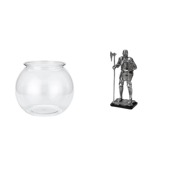 Acuario de escritorio,Pecera pequeña transparente,pecera,jarrón,mesa,Tanque de peces Contenedor de acuario transparente Hogar,Figura de escritorio,Estatua de