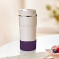 thumbnail image 2 of Silicone Cup Bottle Cover, Insulated Water Bottle Protective Base with Anti-slip Grip and Scratch Protection, Hygienic Easy-clean Silicone Bottom Cover for Desks, Topliu, 2 of 9