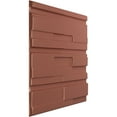 thumbnail image 2 of Ekena Millwork 19 5/8"W x 19 5/8"H Offset Brick EnduraWall Decorative 3D Wall Panel, Universal Pearl Metallic Champagne Pink (12-Pack for 32.04 Sq. Ft.), 2 of 6
