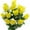 Yellow, variant on Admired By Nature 14 Stems of Blossoms Rose Flower Bush, Red/White/Blue