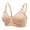 Beige, variant on VerPetridure Bras for Women Front Closure Women's Bra Soild Wirefree Underwear One-Piece Bra Everyday Front Buckle Underwear