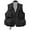 Black, variant on BASSDASH Versatile Men's Women's Fishing Photography Vest with Mesh Back 6 Sizes