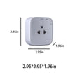 thumbnail image 3 of Methold Enchufe inalámbrico Protección inalámbrica contra cortocircuitos Conveniencia Suministros para el hogar Accesorios para el hogar de Adaptadores de corriente, 3 of 6