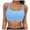 Light Blue, variant on Siilsaa Underwire Bikini Top Women Sports Bra Bikini Tops Scoop Neck Bathing Suits Top Padded Swim Crop Tops Only Black,L
