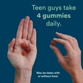 thumbnail image 4 of SmartyPants Teen Guy Multivitamin Gummies, B12 For Energy, 120 Ct (2-Pack), 4 of 9