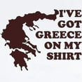 thumbnail image 2 of CafePress - I've GOT GREECE ON MY SHIRT T Infant Bodysuit - Baby Light Bodysuit, Size Newborn - 24 Months, 2 of 4