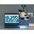 thumbnail image 3 of AmScope 3.5X-90X Circuit Zoom Stereo Microscope + 144 LED Light + 5MP Digital Camera New, 3 of 4