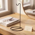 thumbnail image 5 of Jewelry Organizer Stand, Black Metal Display Rack for Necklaces and Bracelets on Vanity, 5 of 6