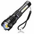 thumbnail image 1 of Super 90000 Lumens Flashlight 30w 18led Telescopic Zoom Powerful Torch, 1 of 5