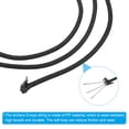 thumbnail image 4 of Unique Bargains Archery D Loop Rope 10 FT, 2 Pack Bow String Release Nock Wire Nocking Loop Ring, Black, 4 of 4