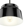 thumbnail image 6 of Hunter - Cranbrook 1-light Matte Black, Medium Size Pendant Light, Dimmable, Modern Style, Bell Shaped, for Bedrooms, Dining, Living Rooms - 19025, 6 of 11