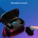 thumbnail image 3 of Twowood auricular TWS Bluetooth-Compatible con 5.0 Auriculares LED Pantalla LED Smart Touching Mini Auricular inalámbrico in-ore para deportes, 3 of 6