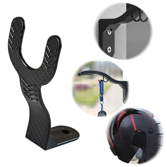 No Taladro Percha Motocicleta y Bicicleta Montaje en Pared Ahorro de Espacio Gancho para Almacenamiento Seguro