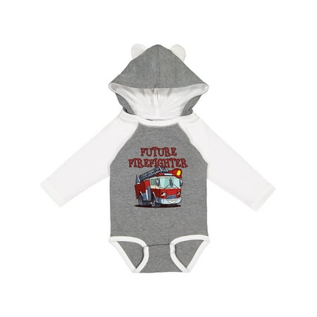 

Inktastic Future Firefighter Gift Baby Boy or Baby Girl Long Sleeve Bodysuit