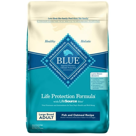 Blue Buffalo Life Protection Formula Fish and Oatmeal Recipe Large Breed Adult Dry Dog Food,