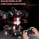 thumbnail image 2 of Coche Control Remoto Transformers Carro Teledirigido Niños Azul Rotación 360, 2 of 4