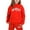 A-Red, variant on ChaoLingNeng Girls Fall Outfits Size 6 Cute Print Round Neck Long Sleeve Warm Hooded Sweatshirt and Jogger Sweatpants Clothing Fashionable Fall Toddlers Girls Clothing,3-4 Years