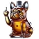thumbnail image 1 of Funny French Bulldog Whiskey Bottle Barking Whiskey Bottle, Unique Decanter Gift For Men, Dad, Home Bar Lover Decoration, 1 of 2