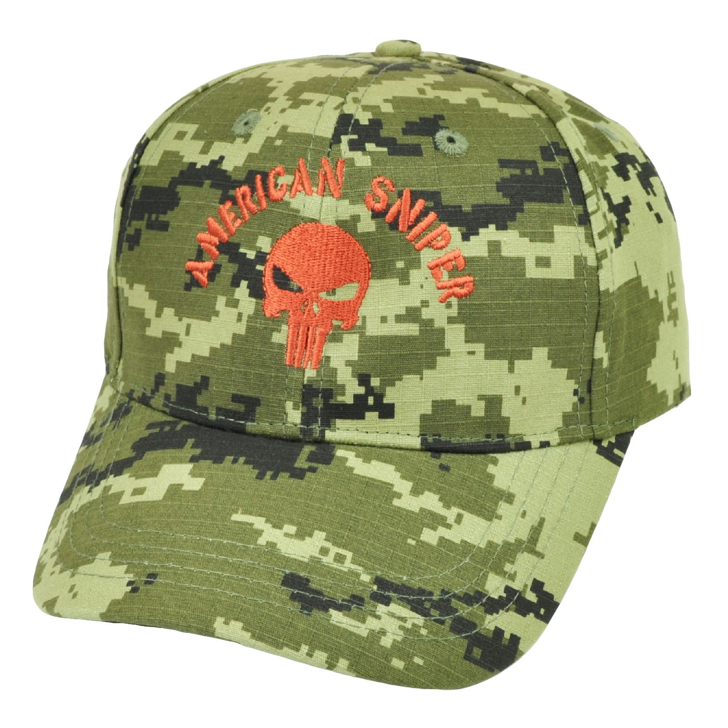 American Sniper Digital Camouflage Camo Hat Cap Gun  Skull War Support
