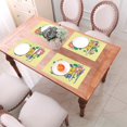 thumbnail image 6 of XMXY Woven Placemats Set of 6 PCS, Spring Cartoon Blooming Flower Table Mats Washable Heat Resistant Placemats, 6 of 6