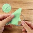 thumbnail image 5 of Bradem 50-Pack Jewelry Polishing Cloth for Glass, Silver Gold Brass, Copper Jewellery, Green, Cleaning Cloth, Polishing Rag, Jewelry Cleaner Cloth, Metal Polishing Wipes, 5 of 7