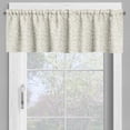 thumbnail image 4 of Ambesonne Floral Valance & Curtain, Monochrome Vintage Flowers, 55"x30", Pale Taupe and White, 4 of 7