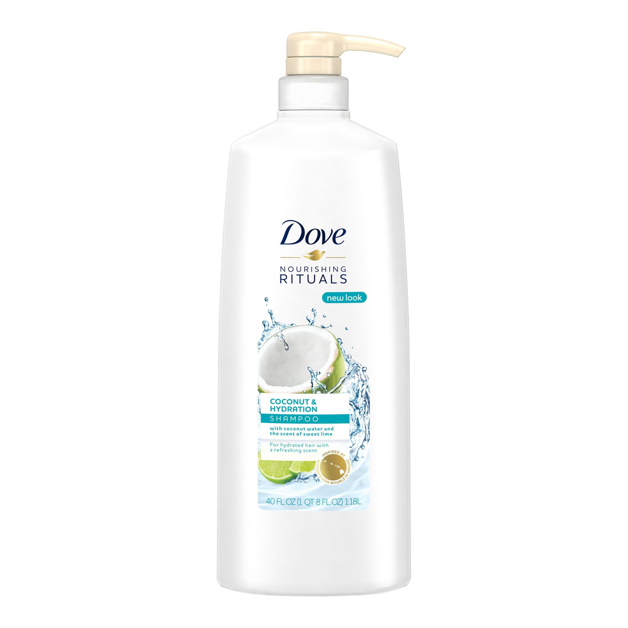Dove Nourishing Shampoo, Coconut and Hydration, Intensive