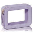 thumbnail image 1 of Bolsa organizadora de cosméticos transparente Prite, impermeable, violeta, 1 of 7