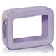 thumbnail image 1 of Bolsa organizadora de cosméticos transparente Prite, impermeable, violeta, 1 of 7