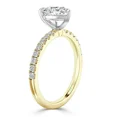 thumbnail image 2 of IGI Certified 1 Carat Lab Grown Diamond Engagement Ring | 14K Yellow Gold | Solitaire Lab Diamond Ring | G-VS2 | Valentine Gift, 2 of 2