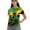 Coconut Tree Pattern Design, variant on Whosucclay Butterfly Pattern 1/4 Zip Polo Shirts, Polyester Tennis Shirts Half-Zip Moisture Wicking Golf Polo Tops for Bowling Shopping Hiking Size X-Small