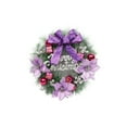 thumbnail image 1 of Decoraciones de Navidad Al Aire Libre Anillo de la Flor de Navidad, Colgante de Puerta, Colgante de Pared, Corona de Flores de la Vid, Gran Decoración de la Escena, Arco de Imitación Hecha a Mano, Cor, 1 of 7