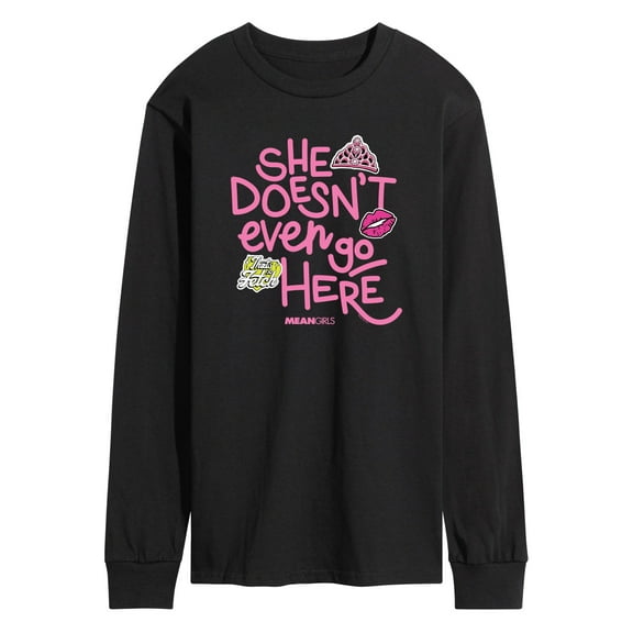 Mean Girls - She Doesn't Even Go Here - Men's Long Sleeve T-Shirt