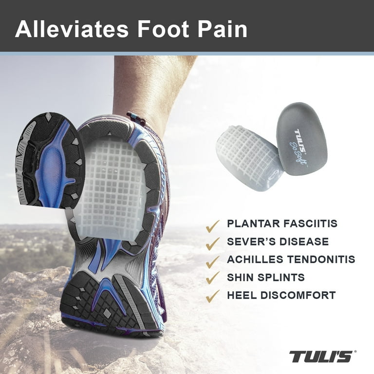 Tuli's So Soft Heavy Duty Gel Heel Cups for Plantar Fasciitis