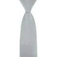 thumbnail image 2 of LAICAIW Men's Ties Solid Pure Color Plain Formal Black Ties For Men, 2 of 5