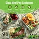 thumbnail image 2 of Recipientes de vidrio para preparación de comidas FIT Strong & Healthy, 4 x 960 ml, 2 of 7
