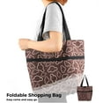 thumbnail image 6 of Folding Shopping Bag, Reusable Portable Collapsible Trolley Bags, Foldable Shopping Cart with Wheels Grocery Bag for Travel Shopping Camp, 18L, 6 of 6
