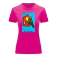 thumbnail image 3 of Playera Blusa El Cotorro De La Loteria Mexicana Tradicion Mexicana Color Fucsia Talla Mediana Marca Emil SaEs, 3 of 4