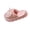 Pink, variant on Pink Women'S Bow Knot Slippers Plush Warm Fuzzy Indoor Outdoor House Shoes Comfortable Cozy Non-Slip Casual Home Wear Flat Size 7
