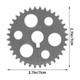 thumbnail image 2 of OUNONA Motorcycle Sprocket Motorcycle Engine Sprocket Component Motorcycle Engine Component Atv Engine Sprocket Motorcycle Transmission Gear, 2 of 8